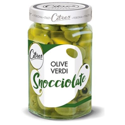 ЗЕЛЕНИ МАСЛИНИ CITRES OLIVE VERDI БЕЗ КОСТИЛКА, СТЪКЛО 290 Г