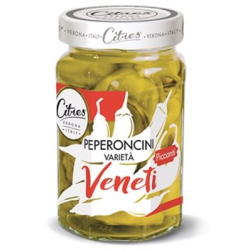 ЗЕЛЕНИ ЛЮТИ ЧУШКИ CITRES VENETI PEPERONCINI 260 Г