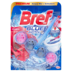 АРОМАТИЗАТОР-БЛОКЧЕ WC BREF BLUE ACTIVE FLORAL, НА КАРТОН