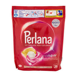 КАПСУЛИ ЗА ПРАНЕ PERLANA RENEW COLOR, 20 БР