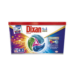 КАПСУЛИ ЗА ПРАНЕ DIXAN DISCS ЗА ЦВЕТНИ ТЪКАНИ, 21 БР