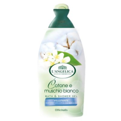 ДУШ ГЕЛ L'ANGELICA БЯЛ МУСКУС И ПАМУК, 450/500 МЛ 
