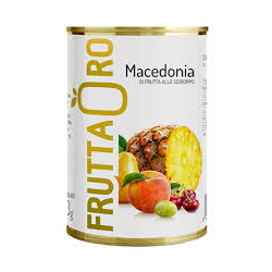 ПЛОДОВА САЛАТА FRUTTA ORO MACEDONIA 415 Г В КОНСЕРВА