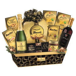 ПОДАРЪЧНА КОЛЕДНА КОШНИЦА ORO NERO 2025 BLACK GOLD BASKET LE CADEAU /11 ПРОДУКТА/