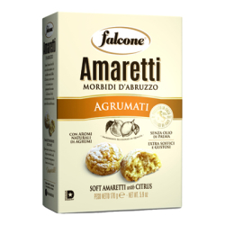 БИСКВИТИ FALCONE AMARETTI AGRUMATI ЦИТРУС 170 Г