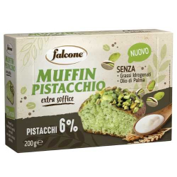 КЕКСЧЕ-МЪФИН FALCONE PISTACCHIO, С 6% ШАМ ФЪСТЪК 200 Г