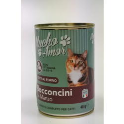 ХРАНА ЗА КОТКИ MUCHOAMOR BOCCON GATTO MANZO, КОНСЕРВА 405 Г