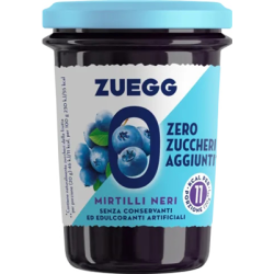КОНФИТЮР ZUEGG ОТ ЧЕРНИ БОРОВИНКИ, БЕЗ ЗАХАР 220 Г