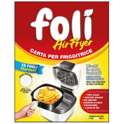ХАРТИЯ/ПОДЛОЖКА ЗА ПЕЧЕНЕ И ПЪРЖЕНЕ AIR FRIER FOLI FOGLI 18 CM, 15 БР