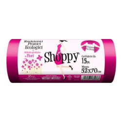 ЧУВАЛИ ЗА БОКЛУК SHOPPY ROSA/FIORI 52X70 СМ, 15 БР