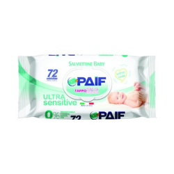 МОКРИ КЪРПИЧКИ PAIF BABY ULTRA SENSITIVE 72 БР