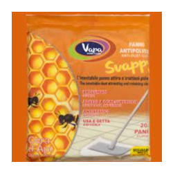 КЪРПА ЗА ПОД VAPA SVAPPY PANNO ANTIPOLVERE CERA D'API, 20 БР