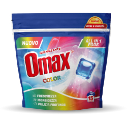 КАПСУЛИ ЗА ПРАНЕ OMAX ALL IN 1 COLOR, 15 БР