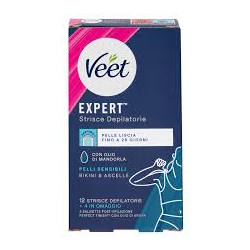 ЛЕНТИ ЗА ДЕПИЛАЦИЯ НА БИКИНИ ЗОНА VEET BIKINI С БАДЕМОВО ОЛИО 16 БР