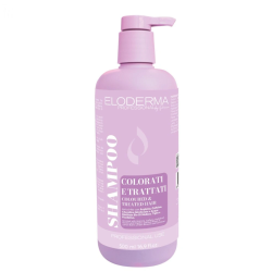 ШАМПОАН ЗА БОЯДИСАНА И ТРЕТИРАНА КОСА ELODERMA 500 МЛ
