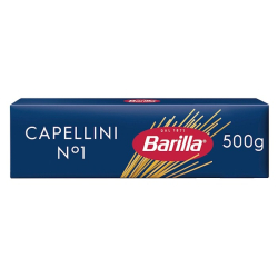 ПАСТА/СПАГЕТИ BARILLA CAPELLINI №1, 500 Г