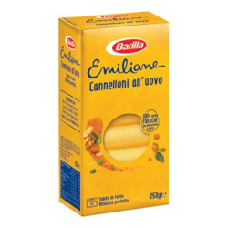 ПАСТА BARILLA EMILIANE CANNELLONI С ЯЙЦА, 250 Г