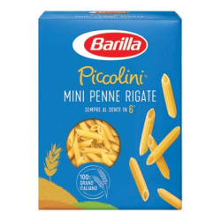 ПАСТА BARILLA PICCOLINI MINI PENNE RIGATE 500 Г