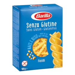 ПАСТА BARILLA FUSILLI, БЕЗ ГЛУТЕН 400 Г