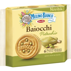 БИСКВИТИ MULINO BIANCO BAIOCCHI PISTACCHIO 168 Г