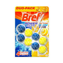 АРОМАТИЗАТОР BREF WC POWER ACTIV LIMONE НА КАРТОН, 2Х50 Г
