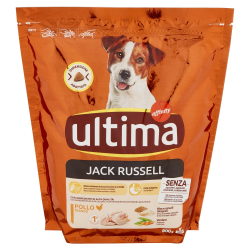 СУХА ХРАНА ЗА КУЧЕТА ULTIMA CANE JACK RUSSELL С ПИЛЕ 800 Г
