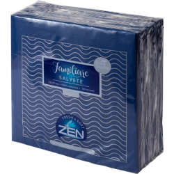 САЛФЕТКИ ZEN FAMILIARE, ТЪМНО СИНИ 1-ПЛ, 33х33 СМ