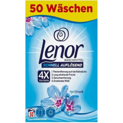 ПРАХ ЗА ПРАНЕ LENOR APRIL FRESH 3 КГ, 50 ПРАНЕТА