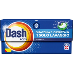 КАПСУЛИ ЗА ПРАНЕ DASH КЛАСИК В КУТИЯ 30 БР