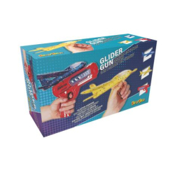 МОДЕЛ НА САМОЛЕТ ЗА СГЛОБЯВАНЕ С ИЗСТРЕЛВАЧКА GLIDER GUN 2 В 1 В КУТИЯ