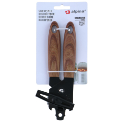 ОТВАРАЧКА ЗА КОНСЕРВИ С ДЪРВЕНА ДРЪЖКА ALPINA