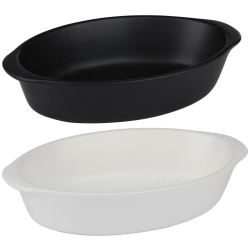 ОВАЛНА ТАВИЧКА 20 СМ ALPINA /ЧЕРНА И БЯЛА/