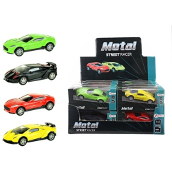 МЕТАЛНА КОЛИЧКА SUPER CAR, 4 МОДЕЛА