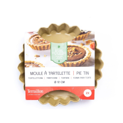 МЕТАЛНИ ФОРМИЧКИ TERRAILLON ЗА ТАРТАЛЕТИ 12 СМ, 2 БР