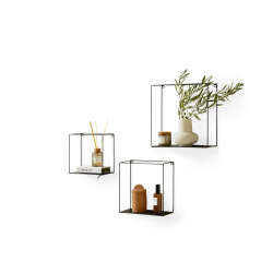 К-КТ МЕТАЛНИ ЕТАЖЕРКИ ЗА СТЕНА LIFA LIVING 3 БР