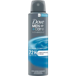 ДЕЗОДОРАНТ DOVE MEN CARE SPRAY 0% SALI CLEAN COMFORT, 150 МЛ