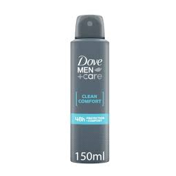 ДЕЗОДОРАНТ DOVE MEN CARE SPRAY CLEAN COMFORT, 150 МЛ