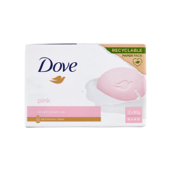 ТОАЛЕТЕН САПУН DOVE РОЗА 2х90 Г