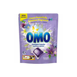 КАПСУЛИ ЗА ПРАНЕ OMO ЛАВАНДУЛА И ЕВКАЛИПТ 42 БР
