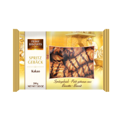 БИСКВИТИ С ШОКОЛАДОВА ГЛАЗУРА, FEINY BISCUITS, 200 Г