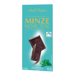 ЧЕРЕН ШОКОЛАД 70% MINT NOIR, 100 Г