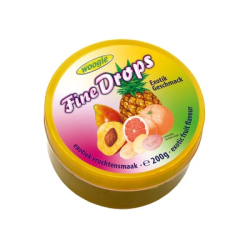 ПЛОДОВИ БОНБОНИ WOOGIE EXOTIC, МЕТАЛНА КУТИЯ 200 Г
