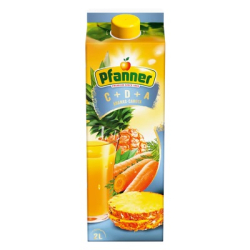 ПЛОДОВА НАПИТКА PFANNER C+D+A, АНАНАС И МОРКОВ 2 Л