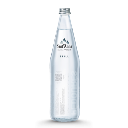 МИНЕРАЛНА ВОДА SANT'ANNA NATURAL СТЪКЛО, 750 МЛ