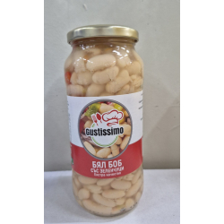 БЯЛ БОБ СЪС ЗЕЛЕНЧУЦИ GUSTISSIMO 540 Г
