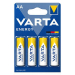БАТЕРИИ VARTA ENERGY LR6/AA НА КАРТОН, 4 БР