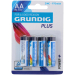 БАТЕРИИ GRUNDIG AA/R6 zinc 975mah, 4 БР